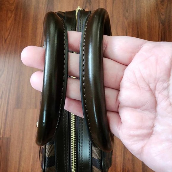 Brown checkered bag - Picture 2 of 14